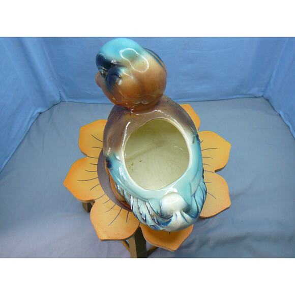 Royal Copley Ceramic Duck Planter - Picture 3 of 9